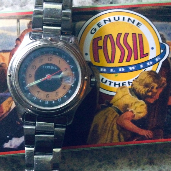 Fossil Accessories - 1992 ART DECO FOSSIL AM-1992 TENNIS WATCH